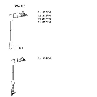 Ignition Cable Kit (300/317)