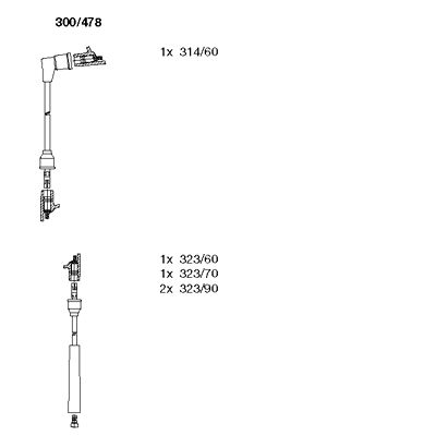 Ignition Cable Kit (300/478)