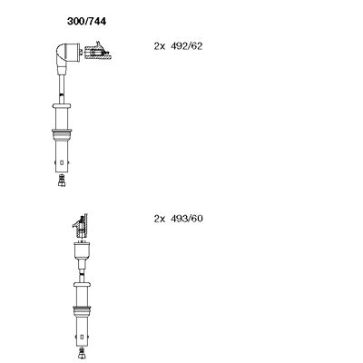Ignition Cable Kit (300/744)