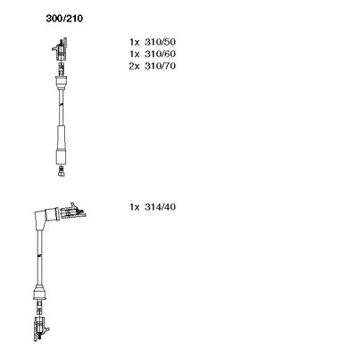 Ignition Cable Kit (300/210)
