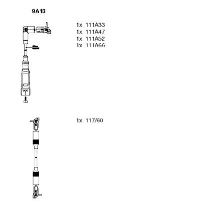 Ignition Cable Kit (9A13)