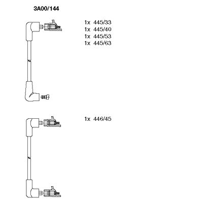 Ignition Cable Kit (3A00/144)