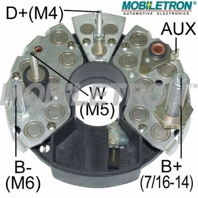 Rectifier, alternator (RB-67H)