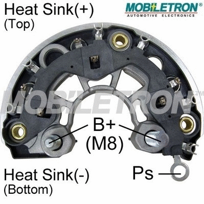 Rectifier, alternator (RB-163H)