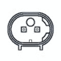 Sensor, wheel speed