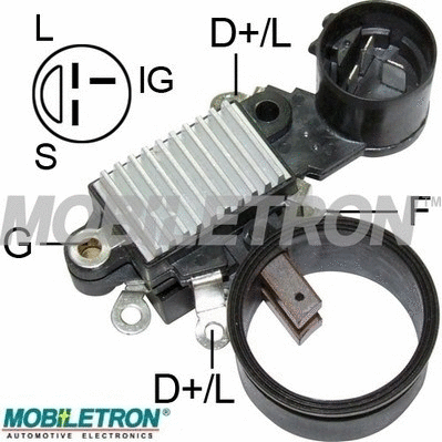 Alternator Regulator (VR-H2000-86B)