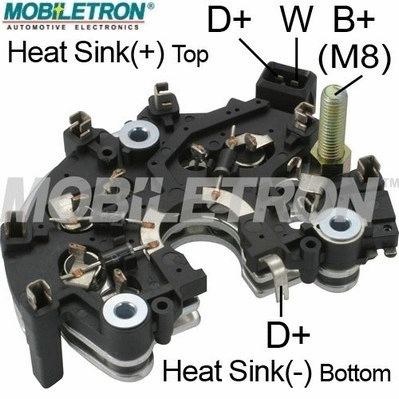 Rectifier, alternator (RB-122H)