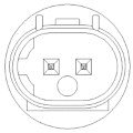 Sensor, wheel speed