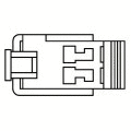 Sensor, wheel speed