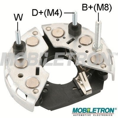 Rectifier, alternator (RB-17H)
