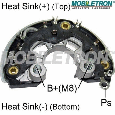 Rectifier, alternator (RB-166H)