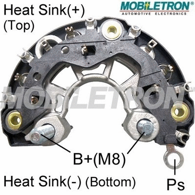 Rectifier, alternator (RB-172H)