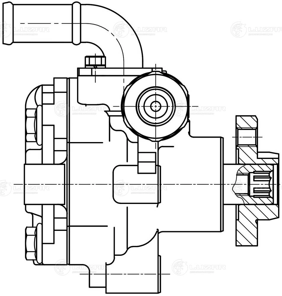 Hydraulic Pump, steering (LPS 1806)