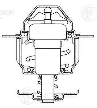 Thermostat, coolant