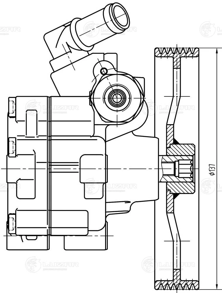 Hydraulic Pump, steering (LPS 2002)