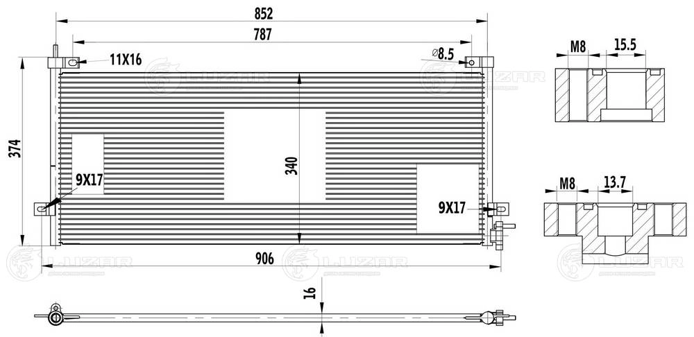 Condenser, air conditioning