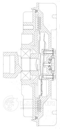 Clutch, radiator fan (LMC 2644)