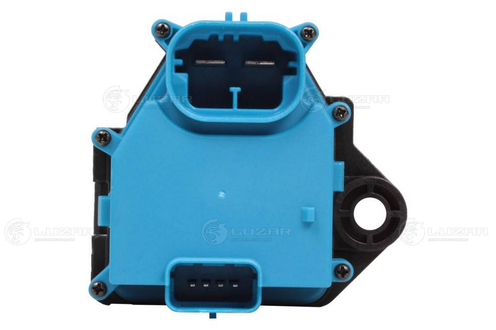 Series resistor, electric motor (radiator fan)