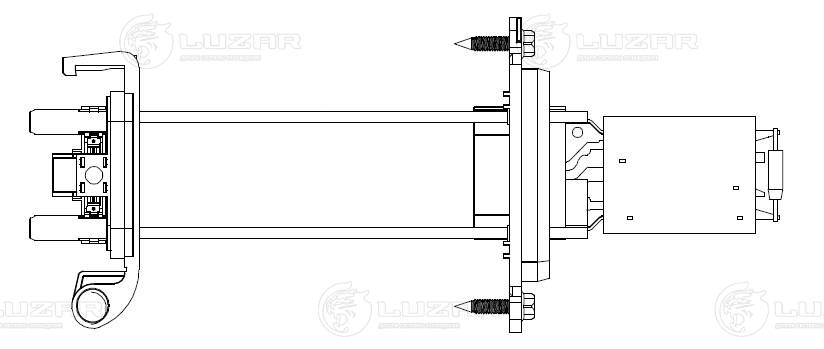 Resistor, interior blower