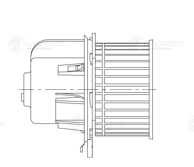 Electric Motor, interior blower