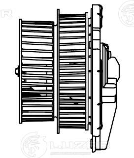 Electric Motor, interior blower