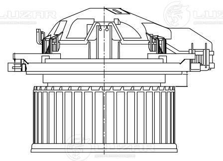 Electric Motor, interior blower