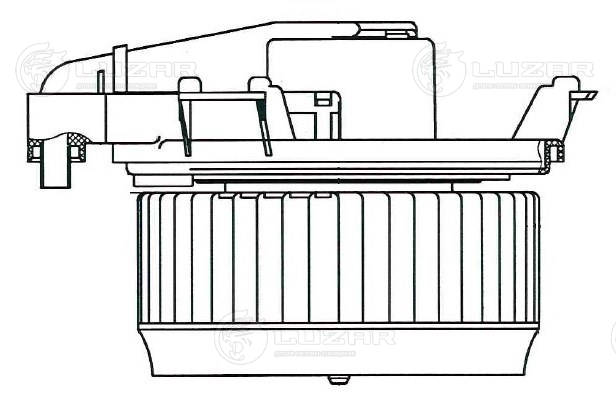 Electric Motor, interior blower