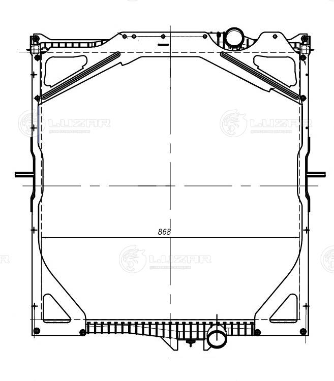 Radiator, engine cooling