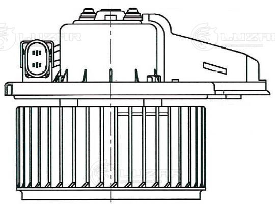 Electric Motor, interior blower
