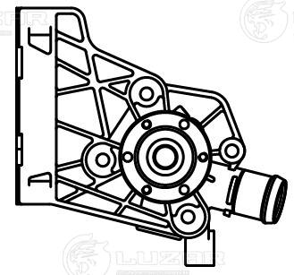 Water Pump, engine cooling (LWP 1846)