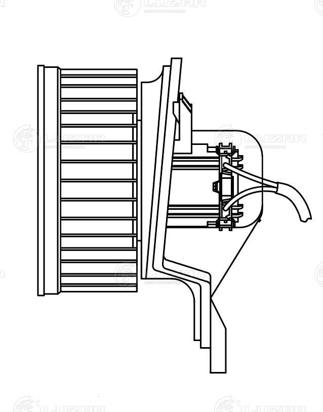 Electric Motor, interior blower
