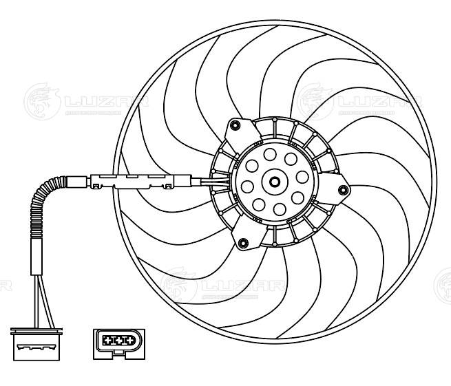 Fan, air conditioning condenser
