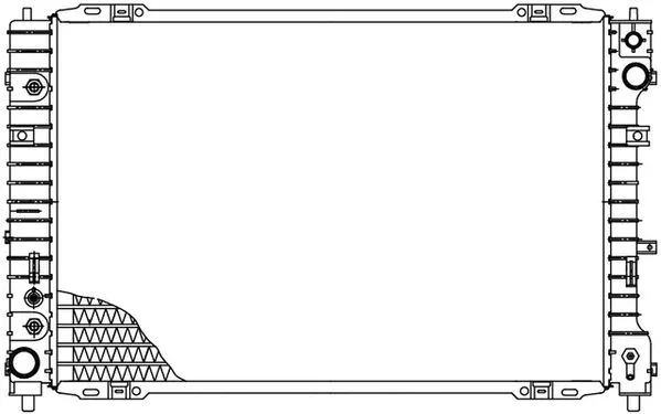 Radiator, engine cooling