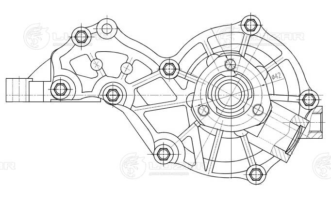 Water Pump, engine cooling