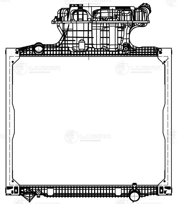 Radiator, engine cooling