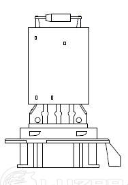 Resistor, interior blower
