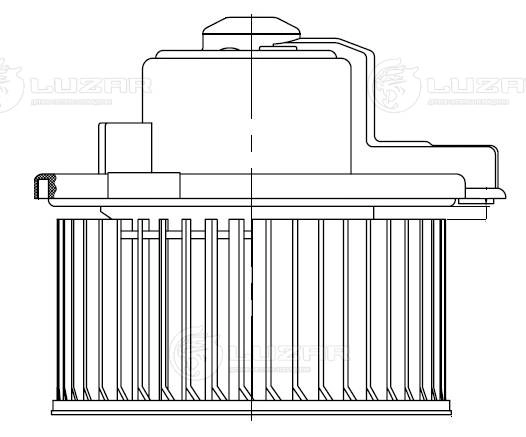 Electric Motor, interior blower