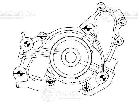 Water Pump, engine cooling