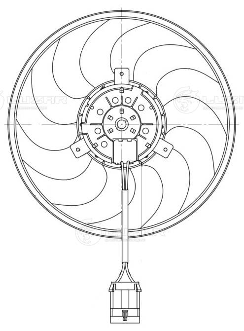 Fan, air conditioning condenser