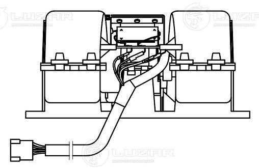 Electric Motor, interior blower