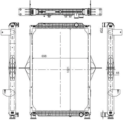 Radiator, engine cooling