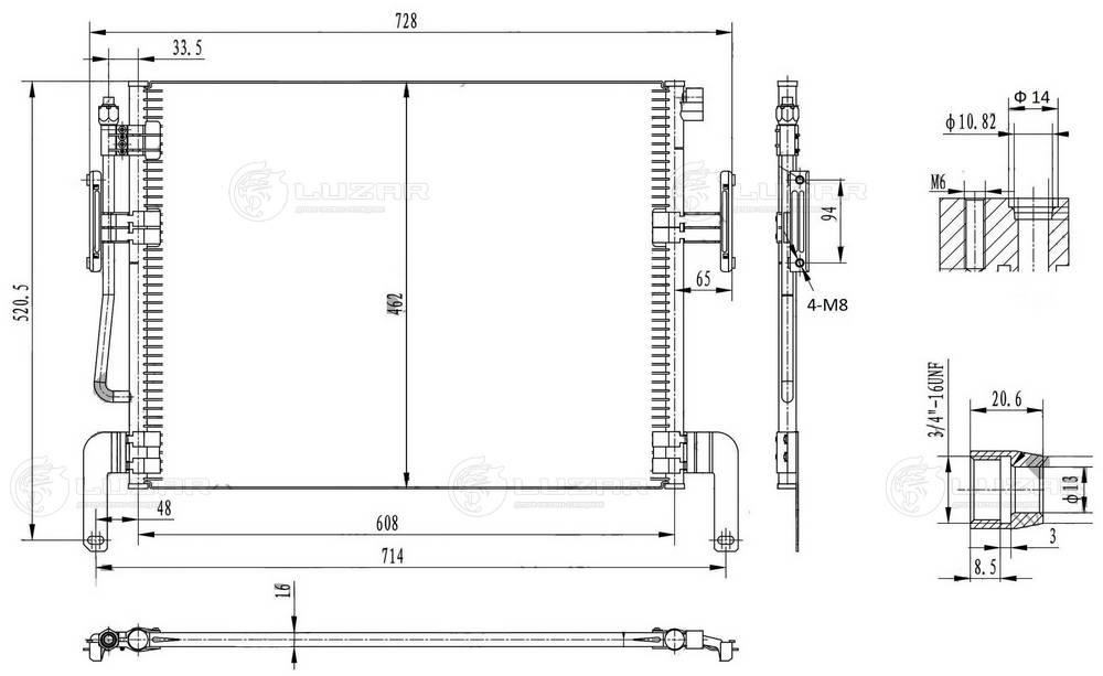 Condenser, air conditioning