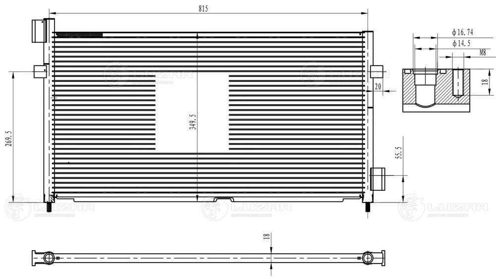 Condenser, air conditioning