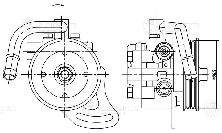 Hydraulic Pump, steering