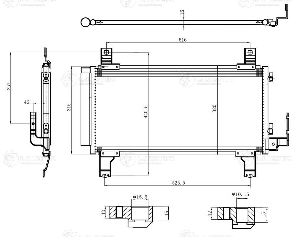 Condenser, air conditioning