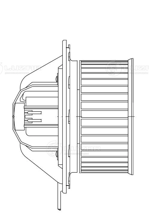Electric Motor, interior blower
