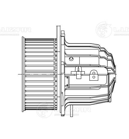 Electric Motor, interior blower