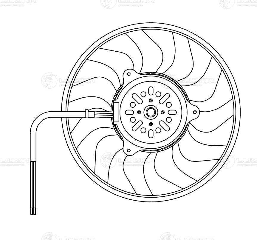 Fan, air conditioning condenser