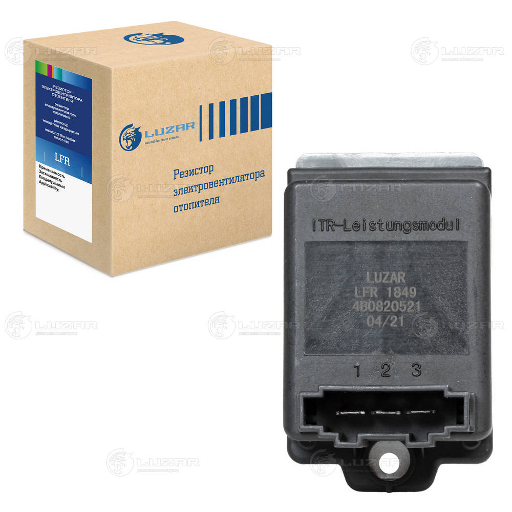 Resistor, interior blower