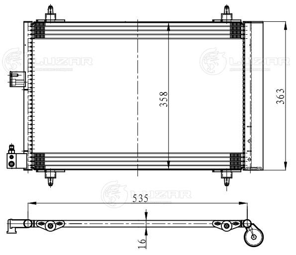 Condenser, air conditioning